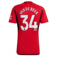 Manchester United Donny van de Beek #34 Replica Home Shirt 2023-24 Short Sleeve